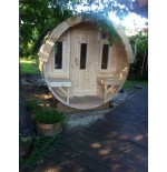SAUNA BARRIL 3.5  PLUS con vestuario 