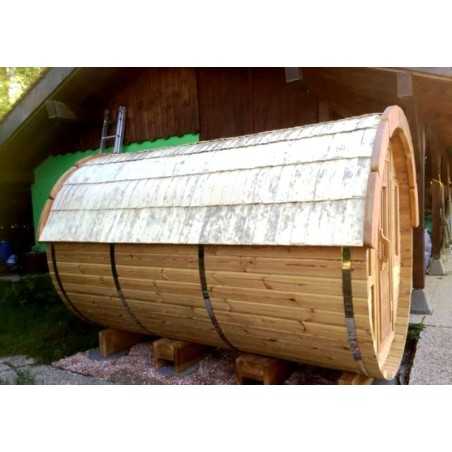 SAUNA BARRIL 3.5  PLUS con vestuario 