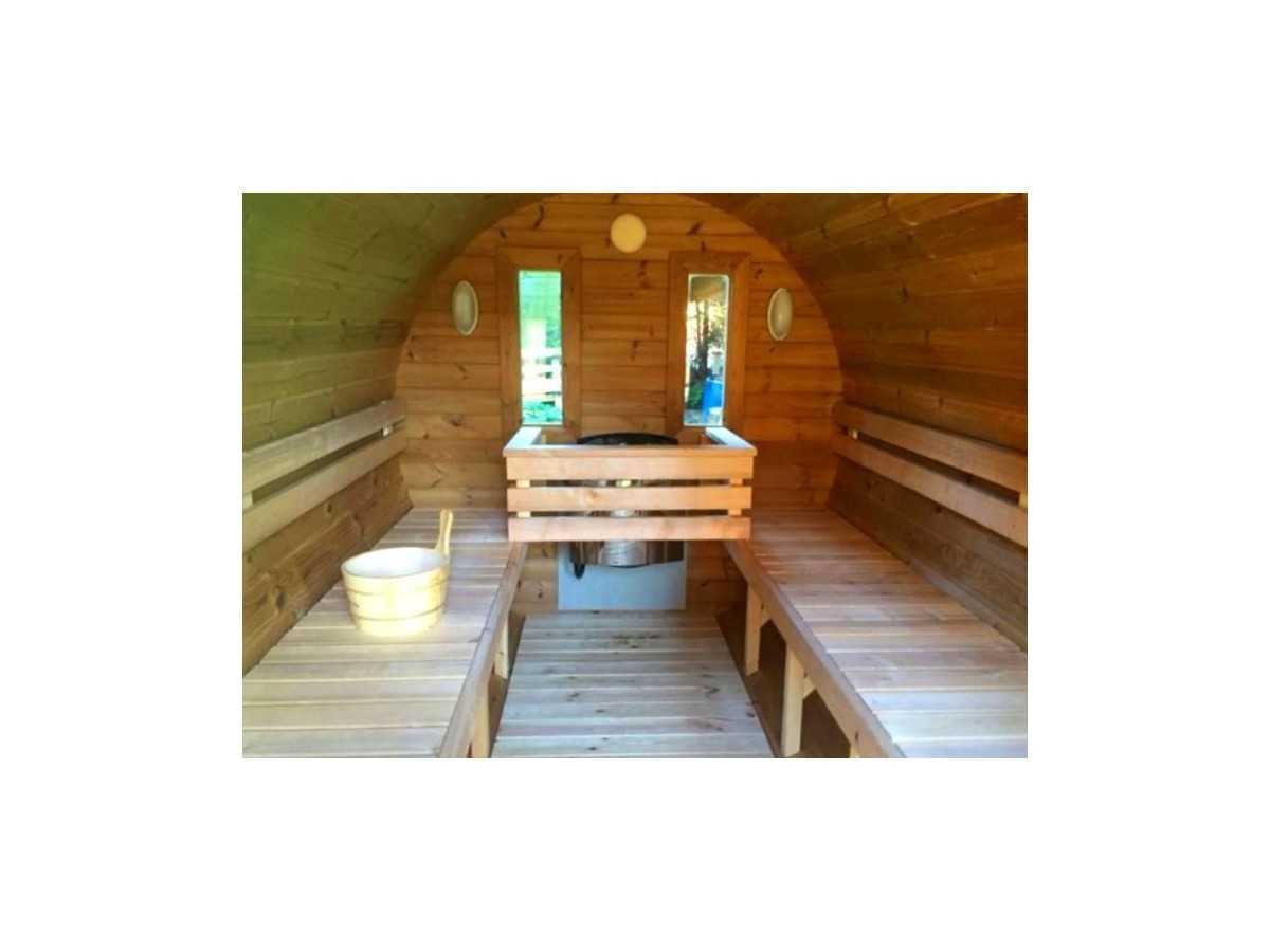 SAUNA BARRIL 3.5  PLUS con vestuario 