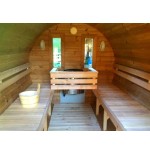SAUNA BARRIL 3.5  PLUS con vestuario 
