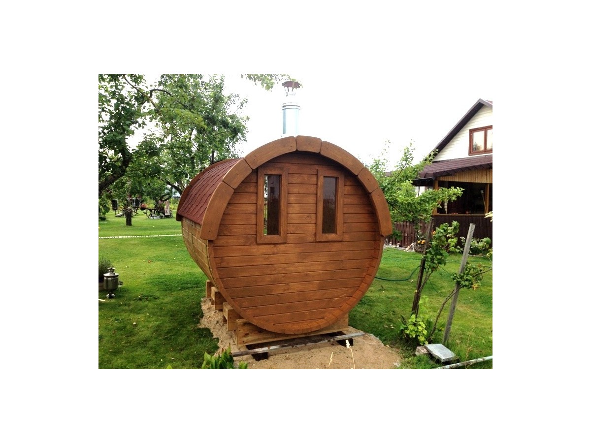 SAUNA BARRIL 3.5  PLUS con vestuario 