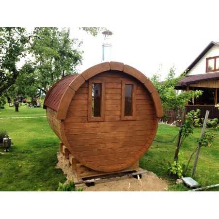 SAUNA BARRIL 3.5  PLUS con vestuario 