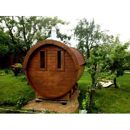 SAUNA BARRIL 3.5  PLUS con vestuario 