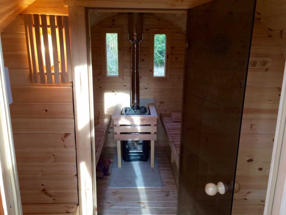 SAUNA BARRIL 4.0   con vestuario 
