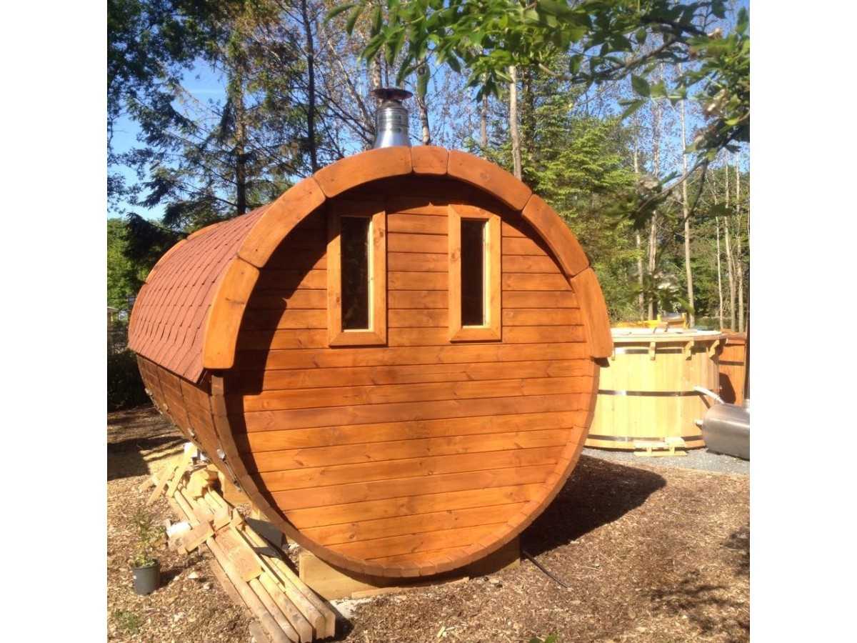 SAUNA BARRIL 4.0   con vestuario 
