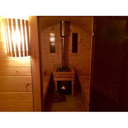 SAUNA BARRIL 4.0   con vestuario 