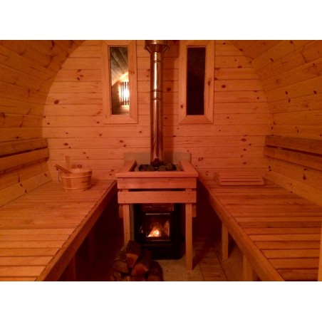SAUNA BARRIL 4.0   con vestuario 