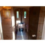 SAUNA BARRIL 4.0  PLUS  con vestuario 