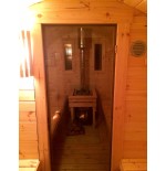SAUNA BARRIL 4.0  PLUS  con vestuario 