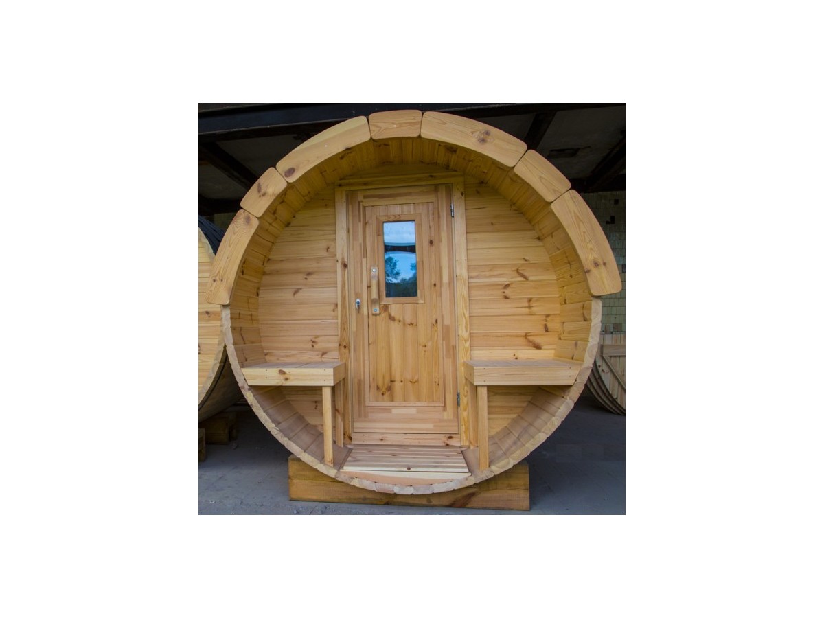 SAUNA BARRIL 4.0  PLUS  con vestuario 