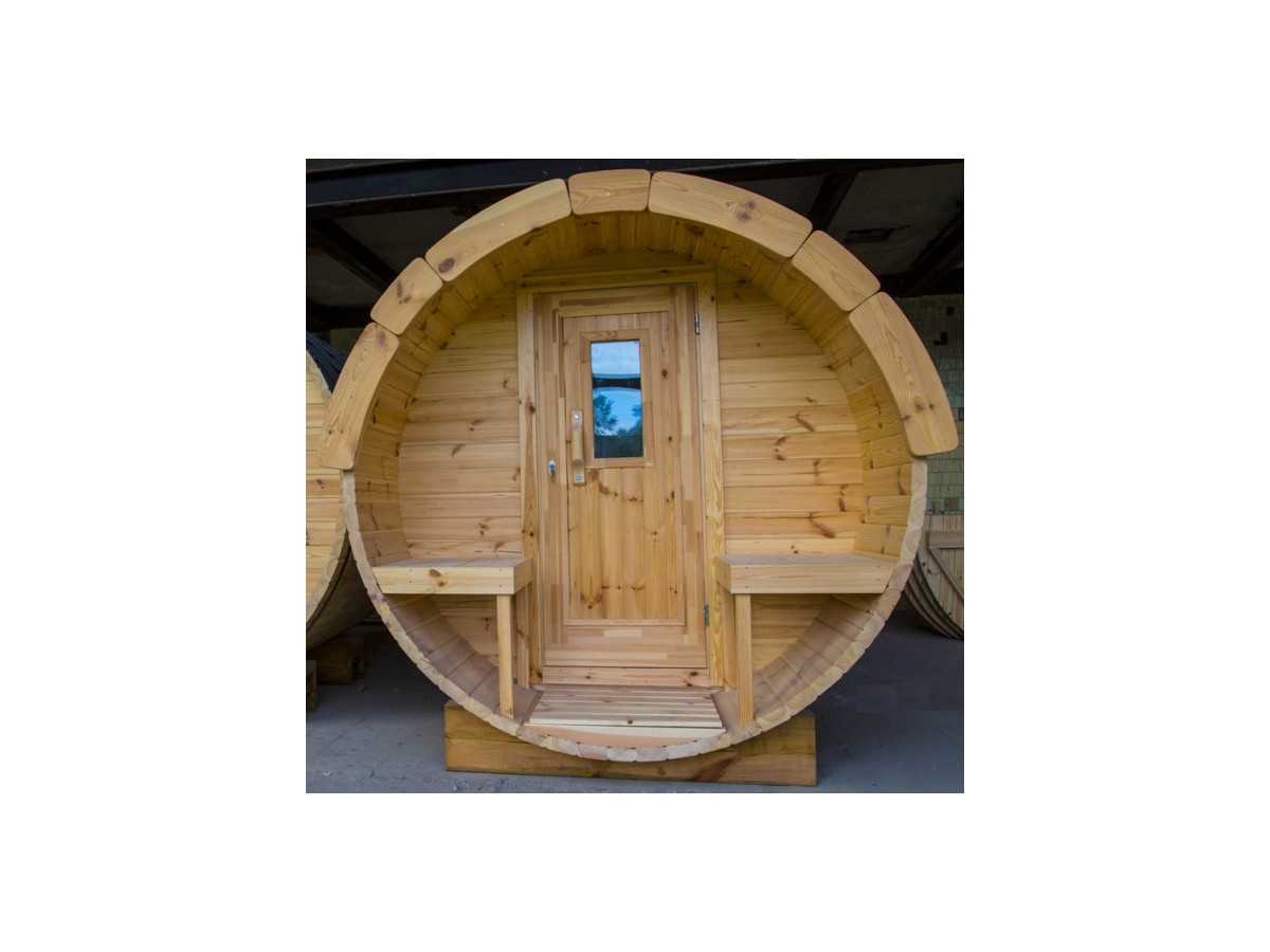SAUNA BARRIL 4.0  PLUS  con vestuario 
