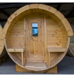 SAUNA BARRIL 4.0  PLUS  con vestuario 
