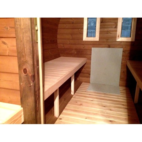 SAUNA BARRIL 4.5 con vestuario 
