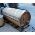 SAUNA BARRIL 4.5 con vestuario