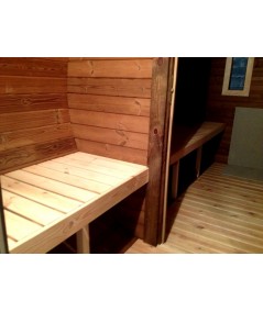 SAUNA BARRIL 4.5 con vestuario 