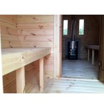 SAUNA BARRIL 4.5  PLUS con vestuario 