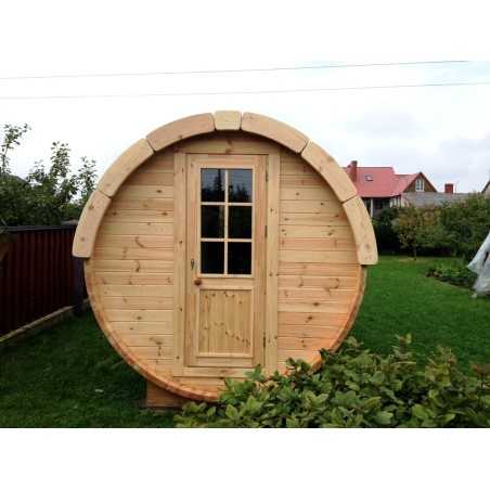 SAUNA BARRIL 4.5  PLUS con vestuario 