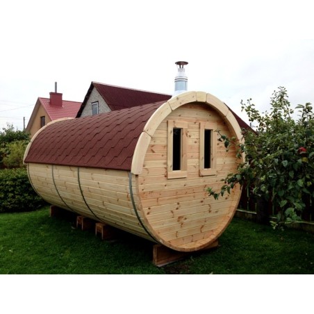 SAUNA BARRIL 4.8 con vestuario 