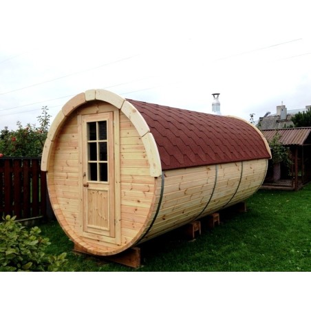 SAUNA BARRIL 4.8 con vestuario 