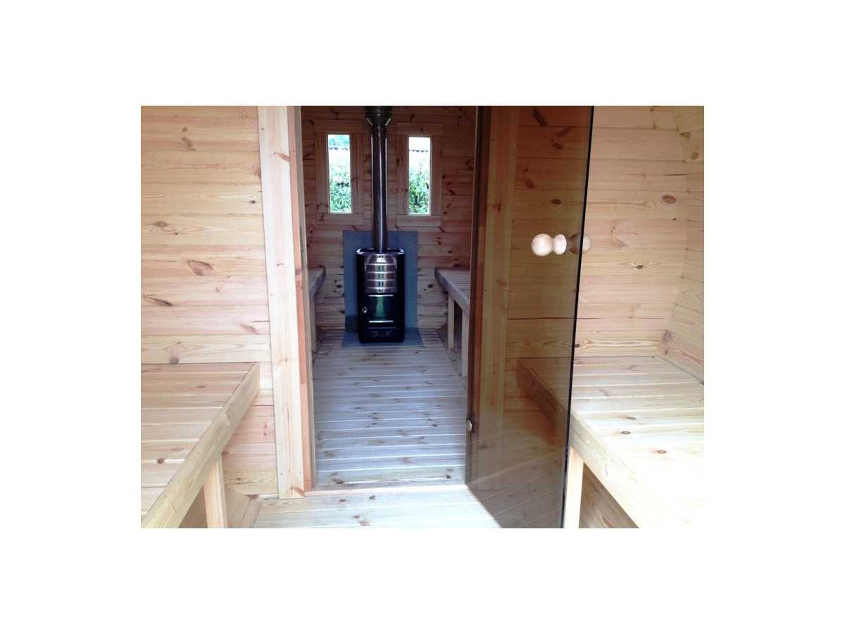 SAUNA BARRIL 4.8 con vestuario 