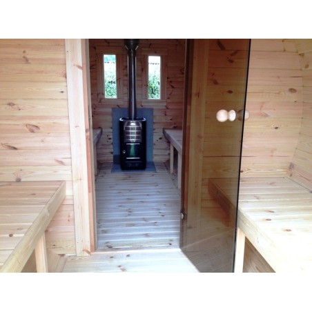 SAUNA BARRIL 4.8 con vestuario 