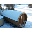SAUNA BARRIL 4.8  PLUS con vestuario 