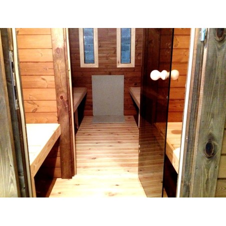 SAUNA BARRIL 4.8  PLUS con vestuario 