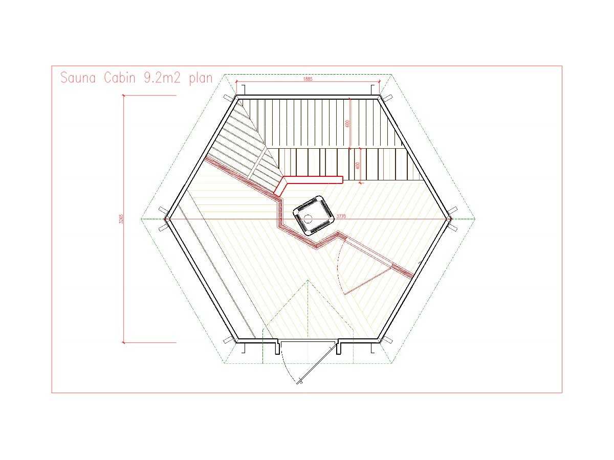 SAUNA CABIN 9.2 con vestidor 