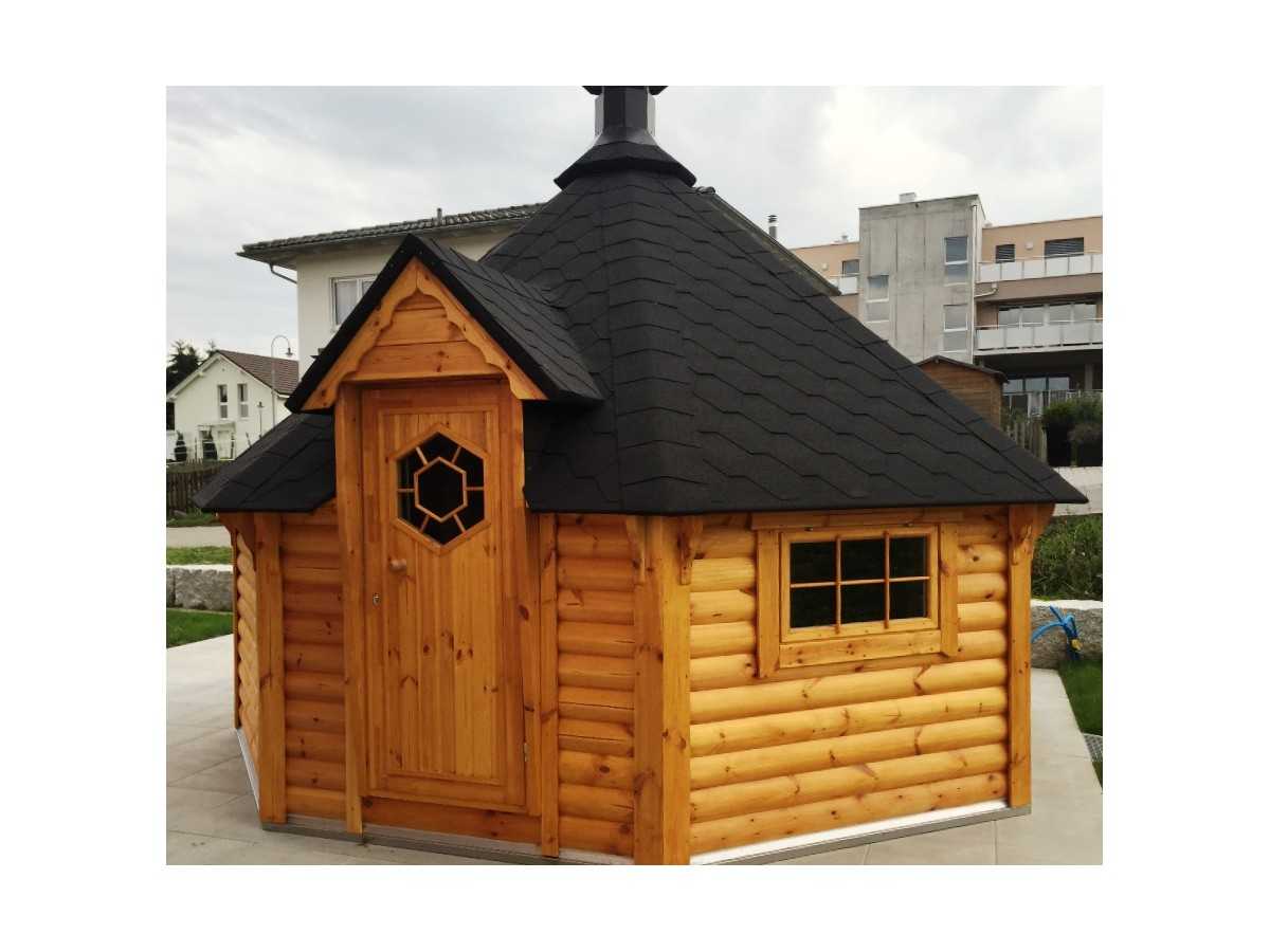 SAUNA CABIN 16,5 m2 con barbacoa 