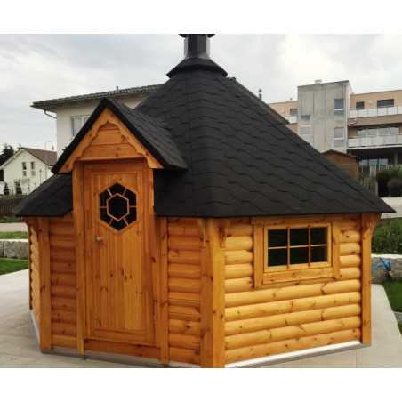 SAUNA CABIN 16,5 m2 con barbacoa 
