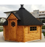 SAUNA CABIN 16,5 m2 con barbacoa 