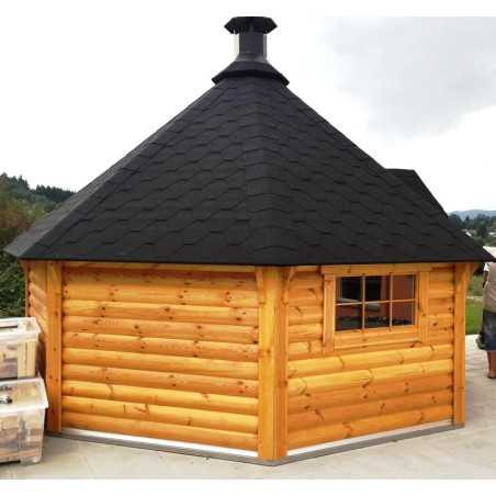 SAUNA CABIN 16,5 m2 con barbacoa 