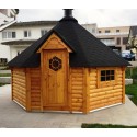 SAUNA CABIN 16,5 m2 con barbacoa 