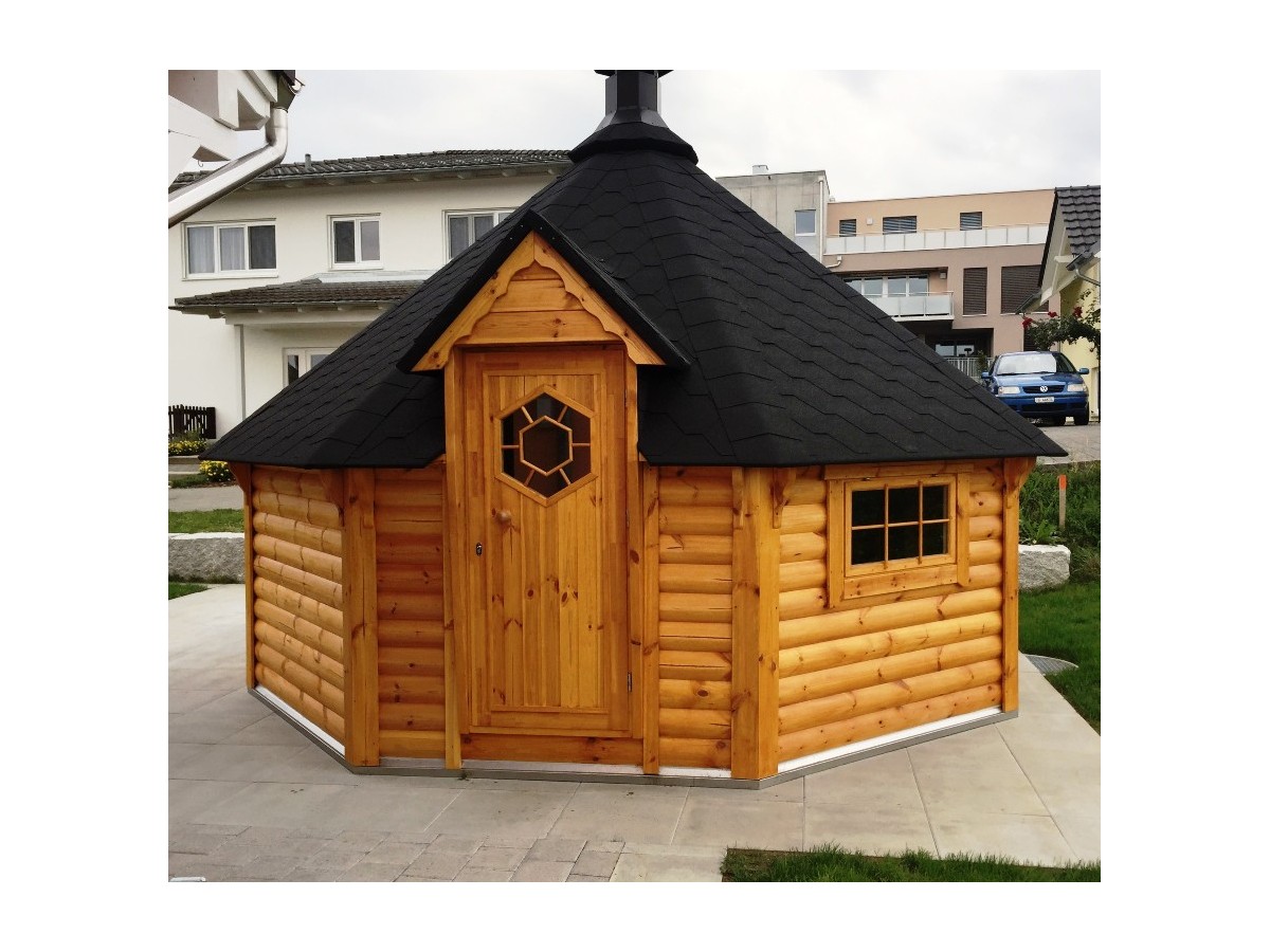 SAUNA CABIN 16,5 m2  con barbacoa 