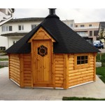 SAUNA CABIN 16,5 m2 con barbacoa 