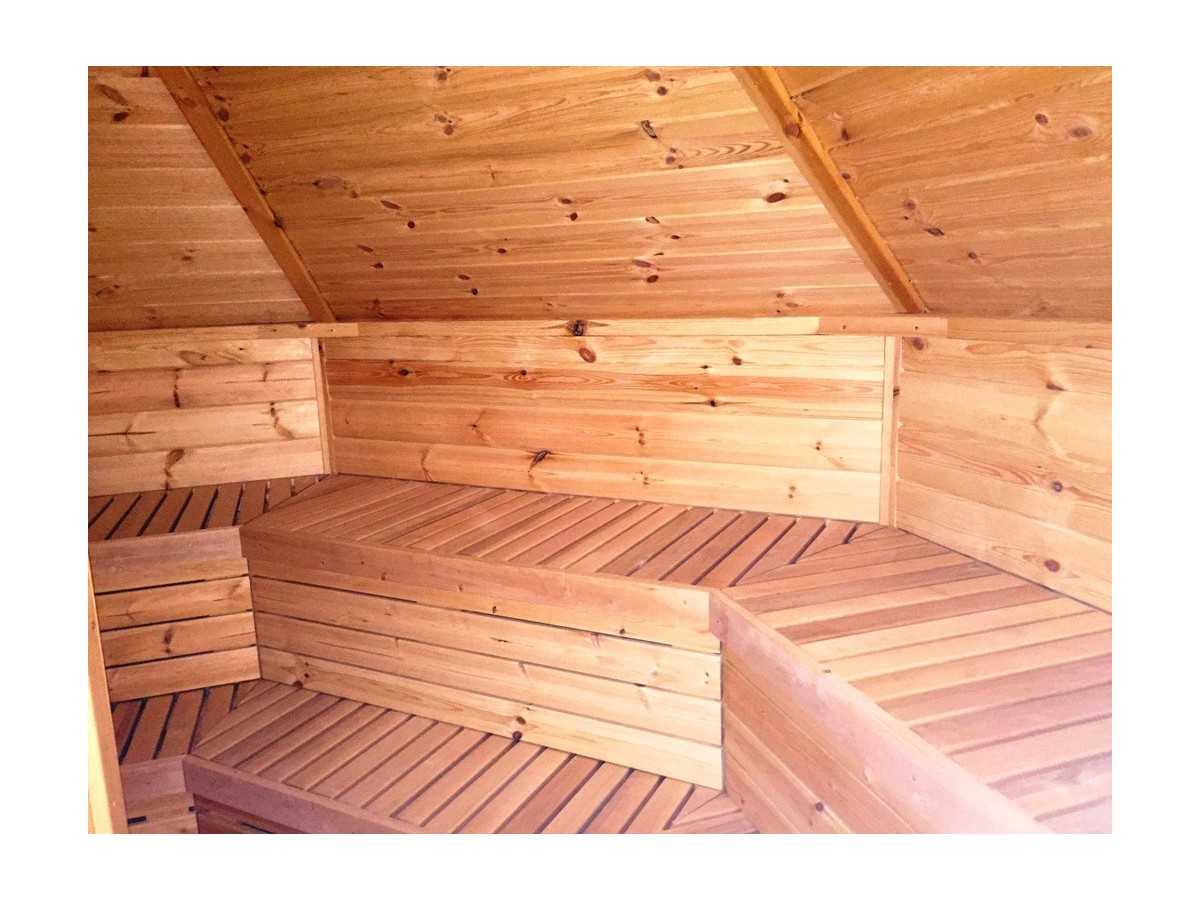 SAUNA CABIN 16,5 m2  con barbacoa 
