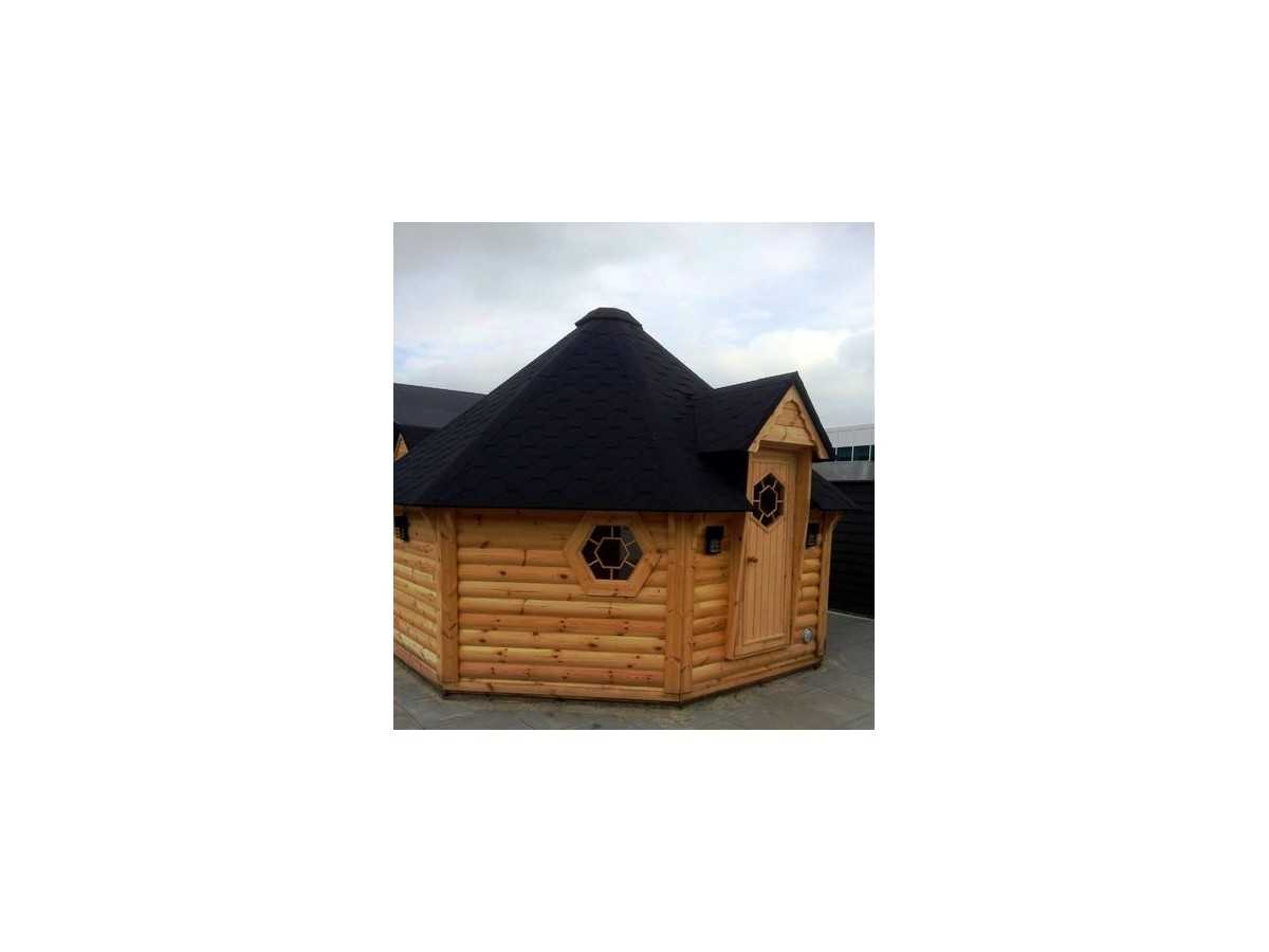 SAUNA CABIN 16,5 m2 con barbacoa 