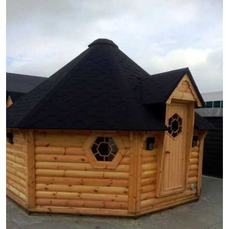 SAUNA CABIN 16,5 m2 con barbacoa 