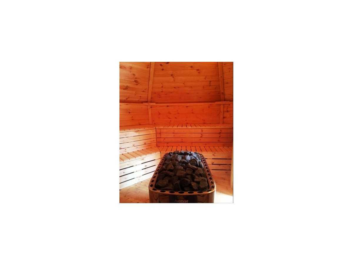 SAUNA CABIN 16,5 m2  con barbacoa 