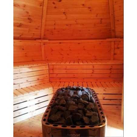 SAUNA CABIN 16,5 m2 con barbacoa 