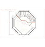 SAUNA CABIN 16,5 m2 con barbacoa 