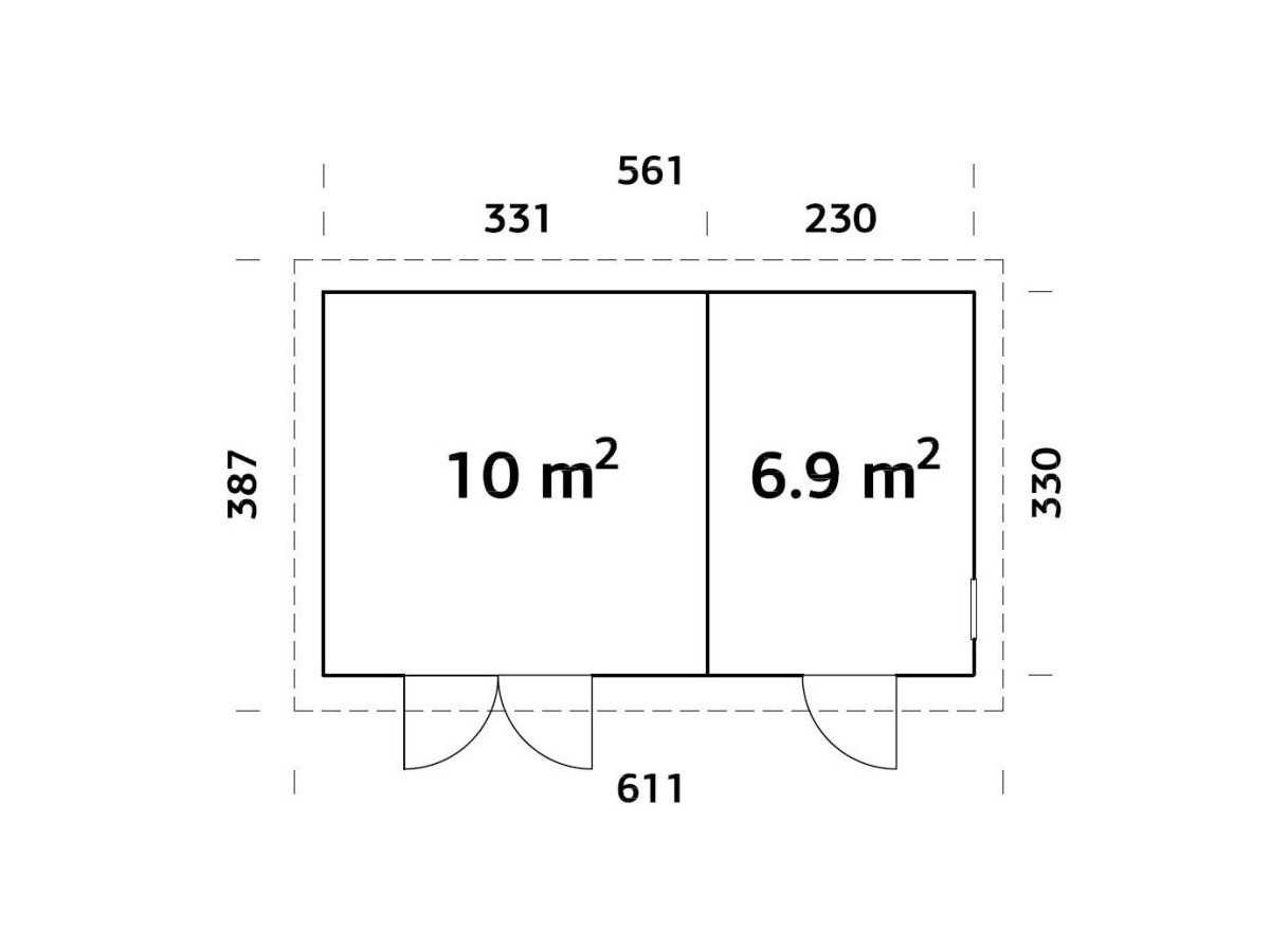 TRASTERO DE MADERA  KALLE 16,9 m2