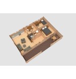 CASA DE MADERA  "MAGDA  " - 44 mm