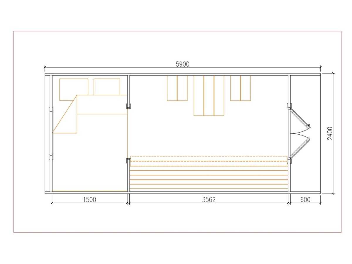 Camping Pod  2.4 x 5.9