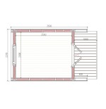 Camping Pod 2.4 x 3.5 LUXURY 