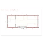 Camping Pod 2.4 x  6.0  LUXURY PLUS 