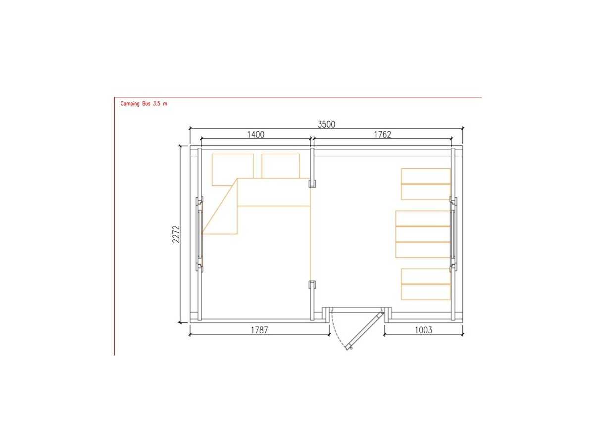 Camping BUS 2.3 x 3.5