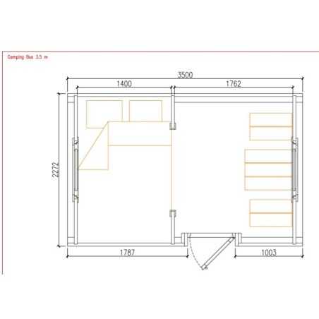 Camping BUS 2.3 x 3.5