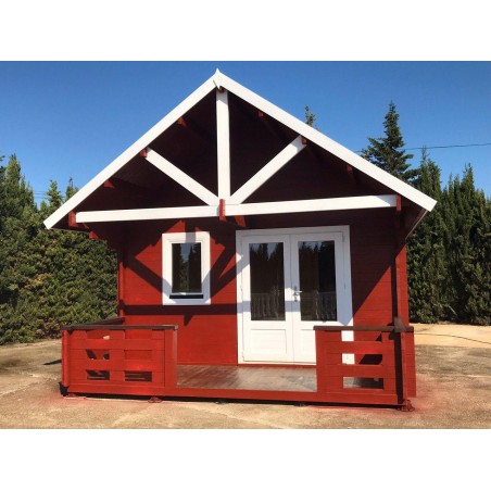 Casa de madera NOIA , 44 mm 