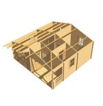 Casa de madera en doble pared "FAY TWINSKIN" -44-50-44 mm